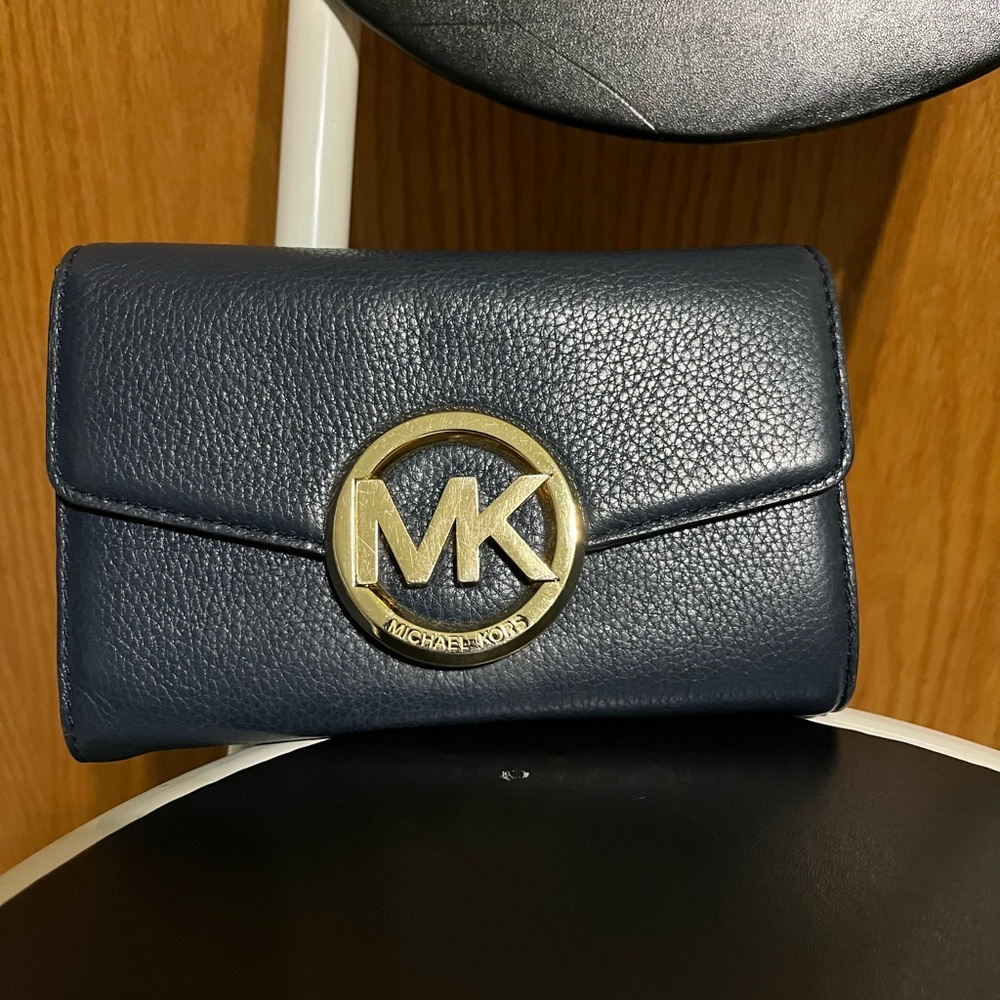 Michael Kors Navy Blue Crossbody Bag